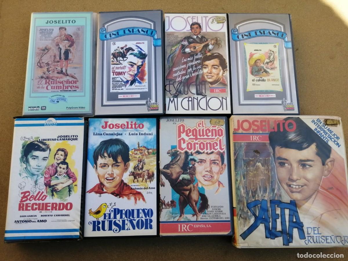 Cine: LOTE 8 PELICULAS VHS JOSELITO