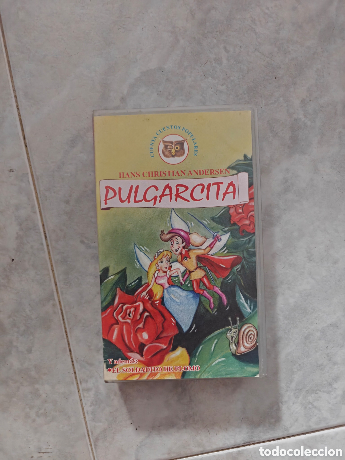 Cine: Cinta VHS Pulgarcita / El Soldadito de Plomo - Cuentos Populares (Mastertronic) - Animaci&oacute;n