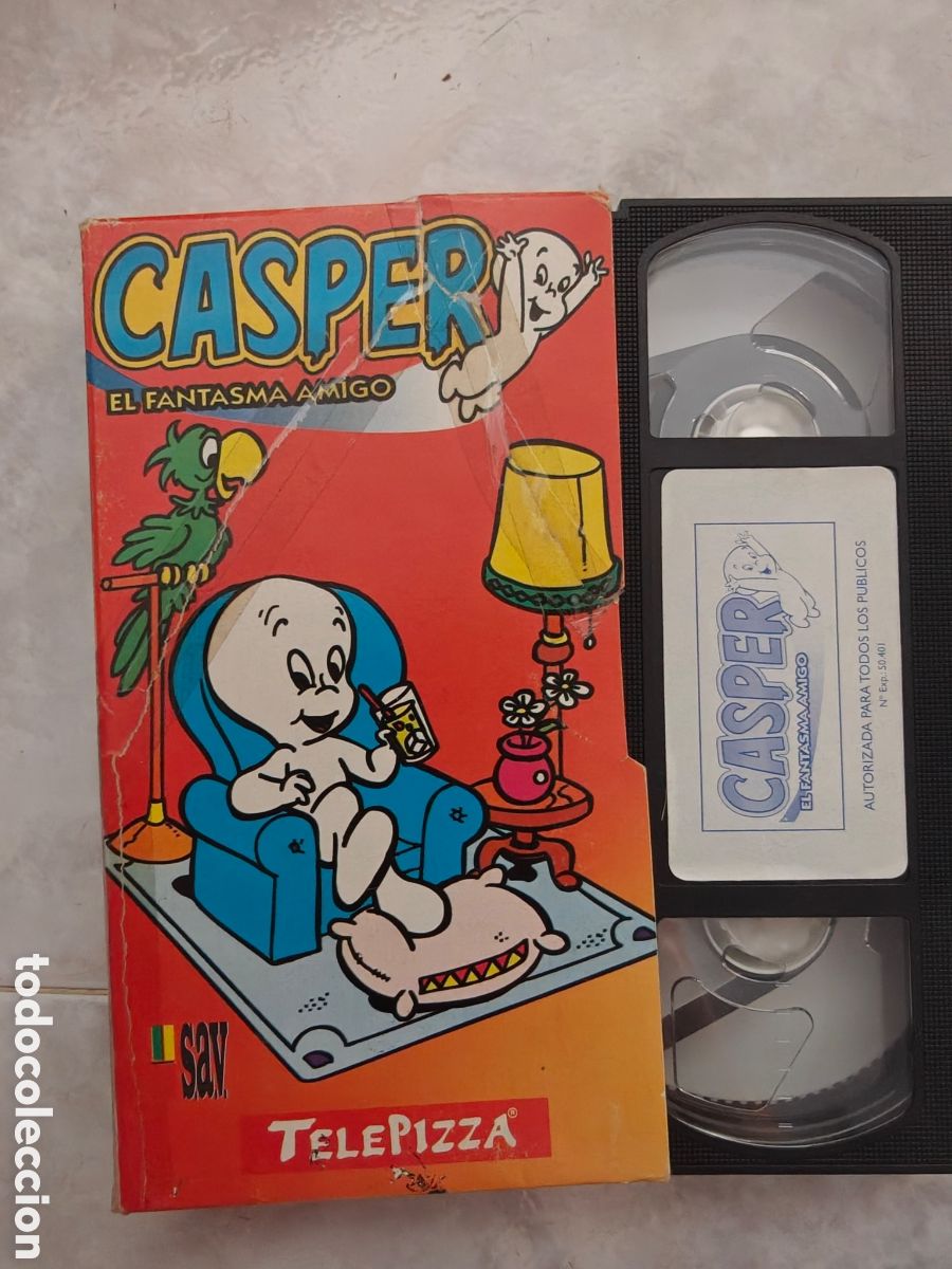 Cine: Cinta VHS Casper El Fantasma Amigo - Promoci&oacute;n Telepizza (SAV, 1994) - Leer estado