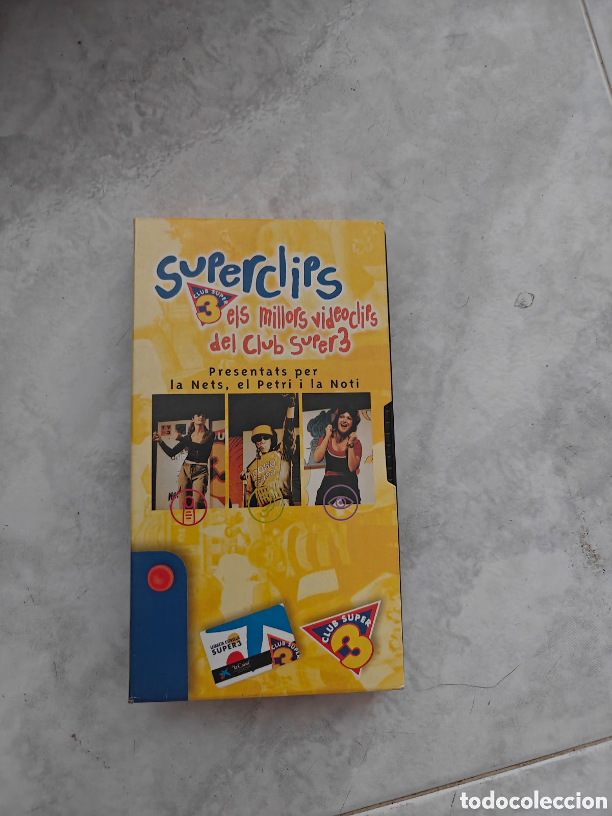 Cine: Cinta VHS Superclips 3 - Videoclips Club Super3 (TV3) - Nets, Petri, Tom&agrave;tic - A&ntilde;os 90