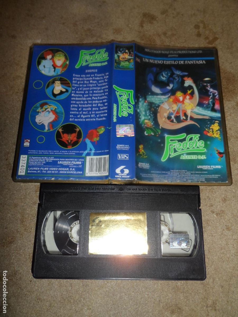 Cine: VHS - FREDDIE AGENTE 0.7 (ANIMACI&Oacute;N)