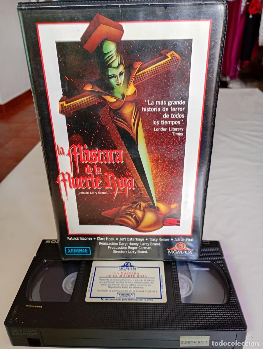 Cine: LA M&Aacute;SCARA DE LA MUERTE ROJA. VHS ORIGINAL