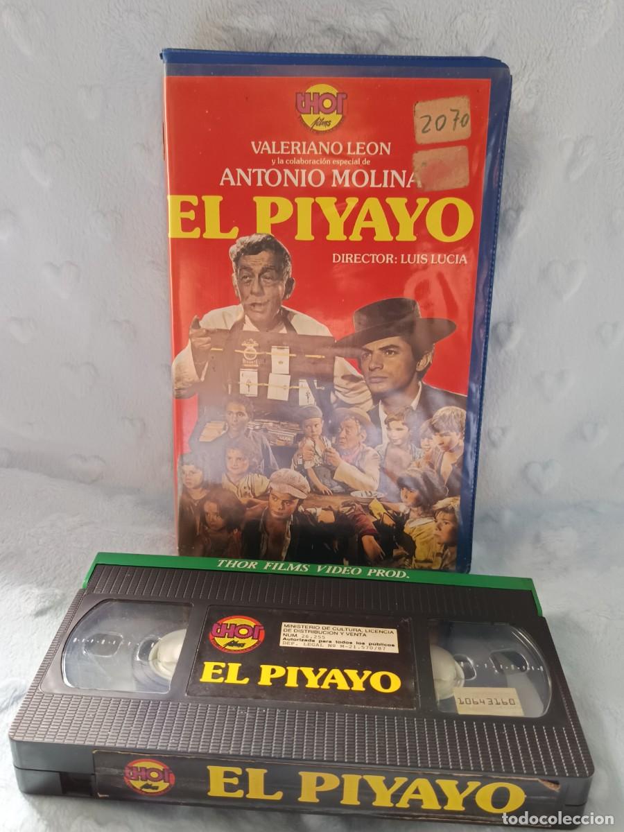 Cine: EL PIYAYO &bull; ANTONIO MOLINA, VALERIANO LE&Oacute;N &bull; VHS