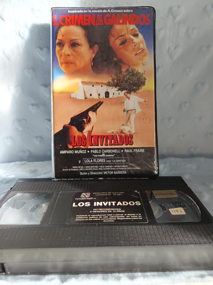 Cine: Los invitados (El crimen de los Galindo) - Lola Flores, Amparo Mu&ntilde;oz, Pablo Carbonell - Vhs