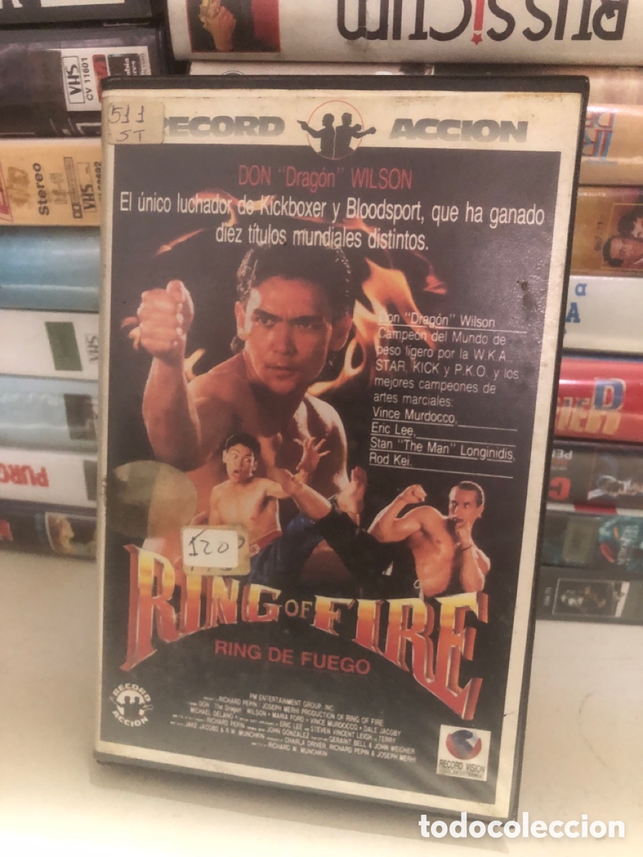 Cine: VHS V&Iacute;DEO CLUB RING OF FIRE