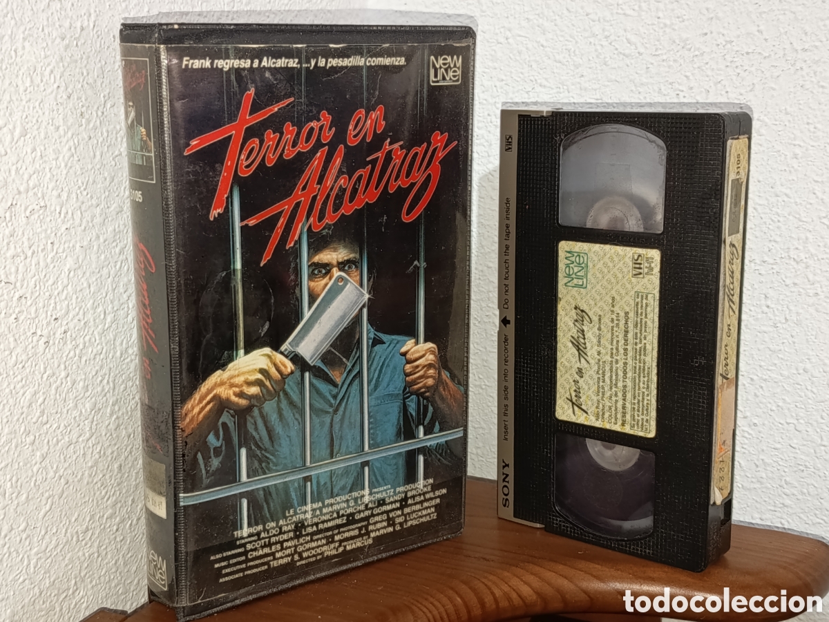 Cine: Terror en Alcatraz. Pel&iacute;cula VHS