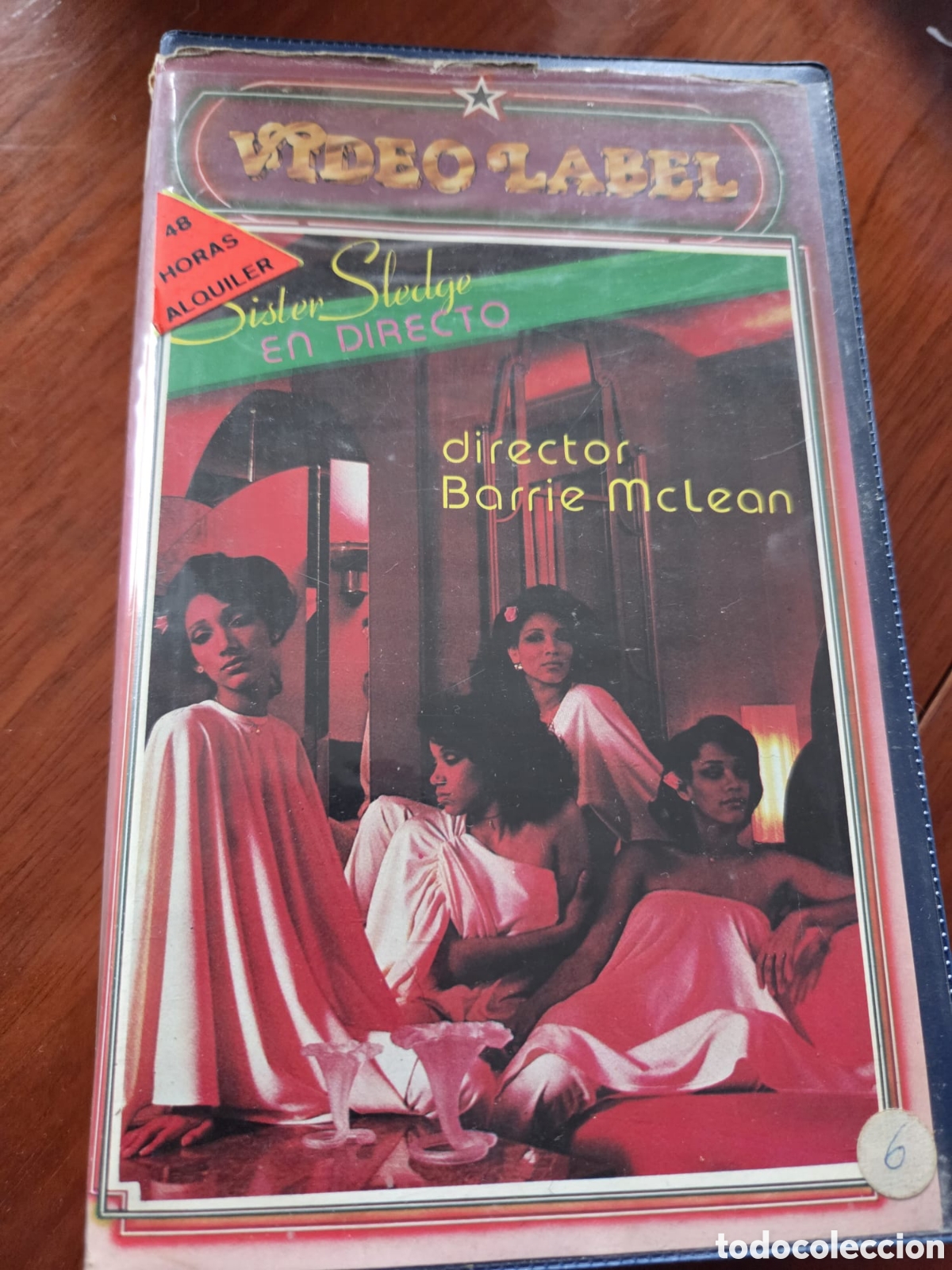 Cine: VHS SISTER SLEDGE &rdquo; EN DIRECTO &rdquo; 1a Edici&oacute;n de Videoclub Video Label