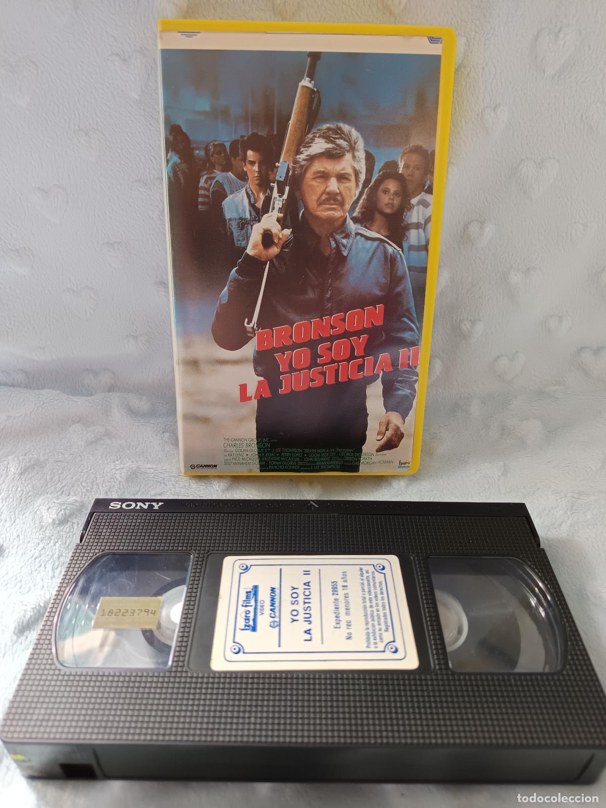 Cine: YO SOY LA JUSTICIA II &bull; J. Lee Thompson &bull; Charles Bronson, Kay Lenz &bull; VHS