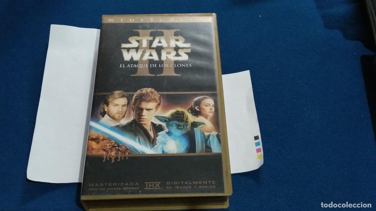Cine: PEL&Iacute;CULA VHS STAR WARS II 2 EL ATAQUE DE LOS CLONES - LUCAS FILM La guerra de las Galaxias