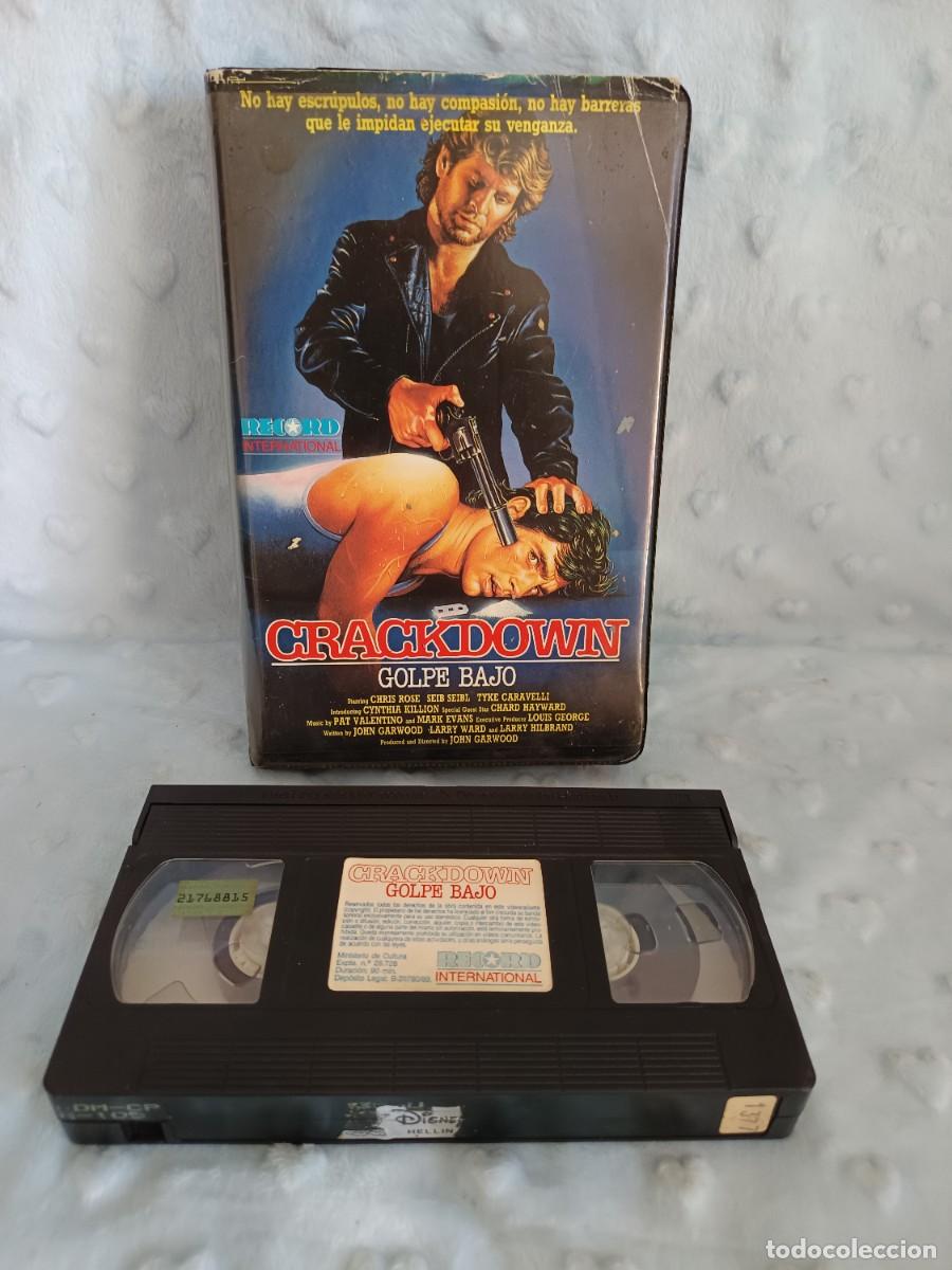 Cine: CRACKDOWN (Golpe Bajo) &bull; Chris Roxe &bull; John Garwood &bull; VHS
