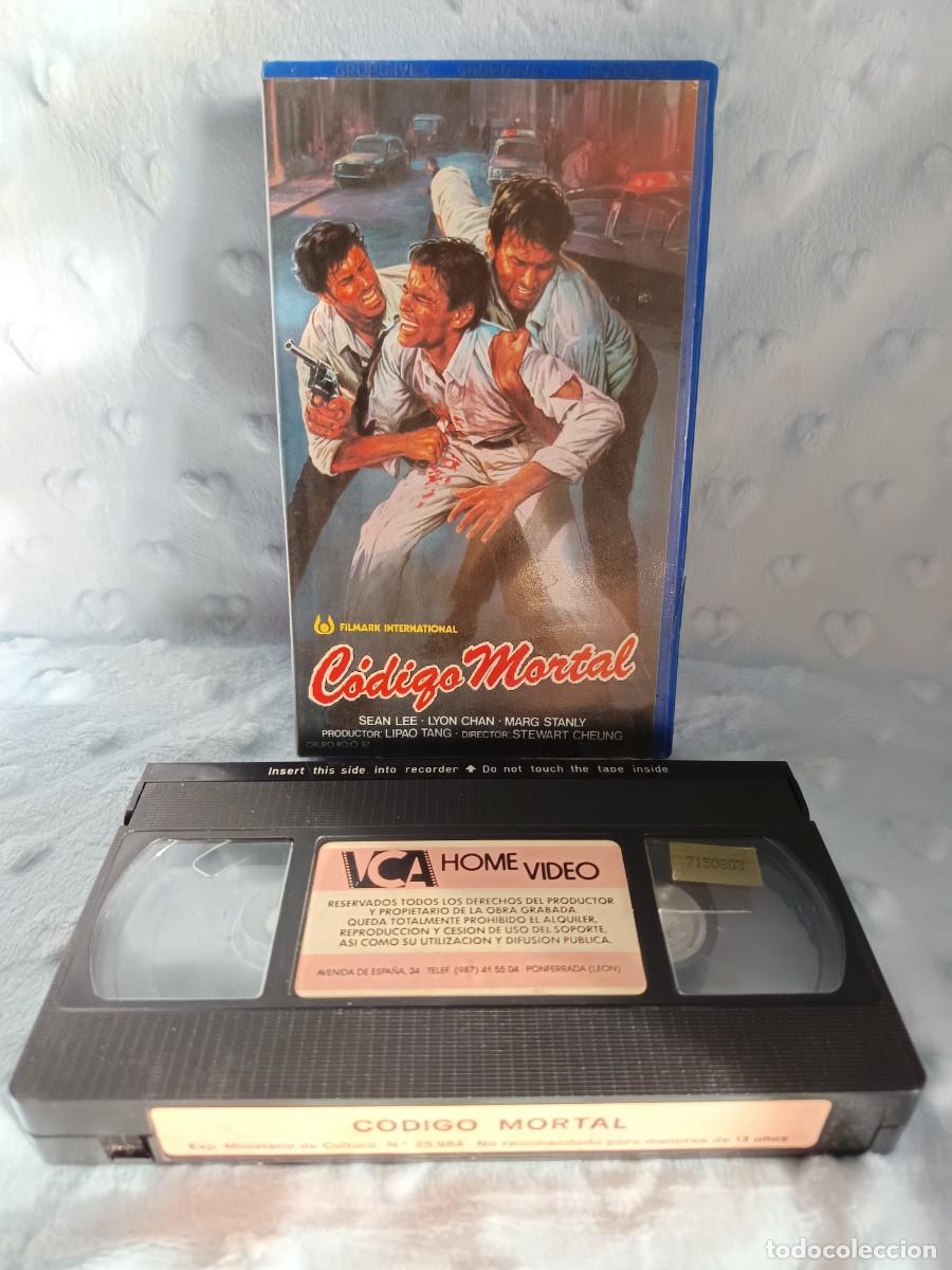 Cine: CODIGO MORTAL - KUNG FU, ARTES MARCIALES - (Golpe Bajo) &bull; Chris Roxe &bull; John Garwood &bull; VHS