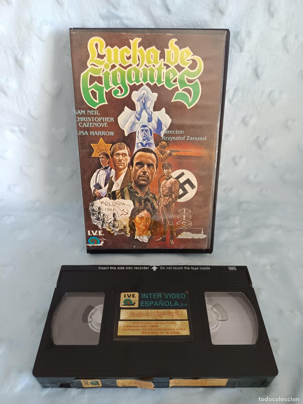 Cine: LUCHA DE GIGANTES &bull; KRYSZTOF ZANUSSI &bull; SAM NEIL, CHISTOPHER CAZENOVE &bull; VHS