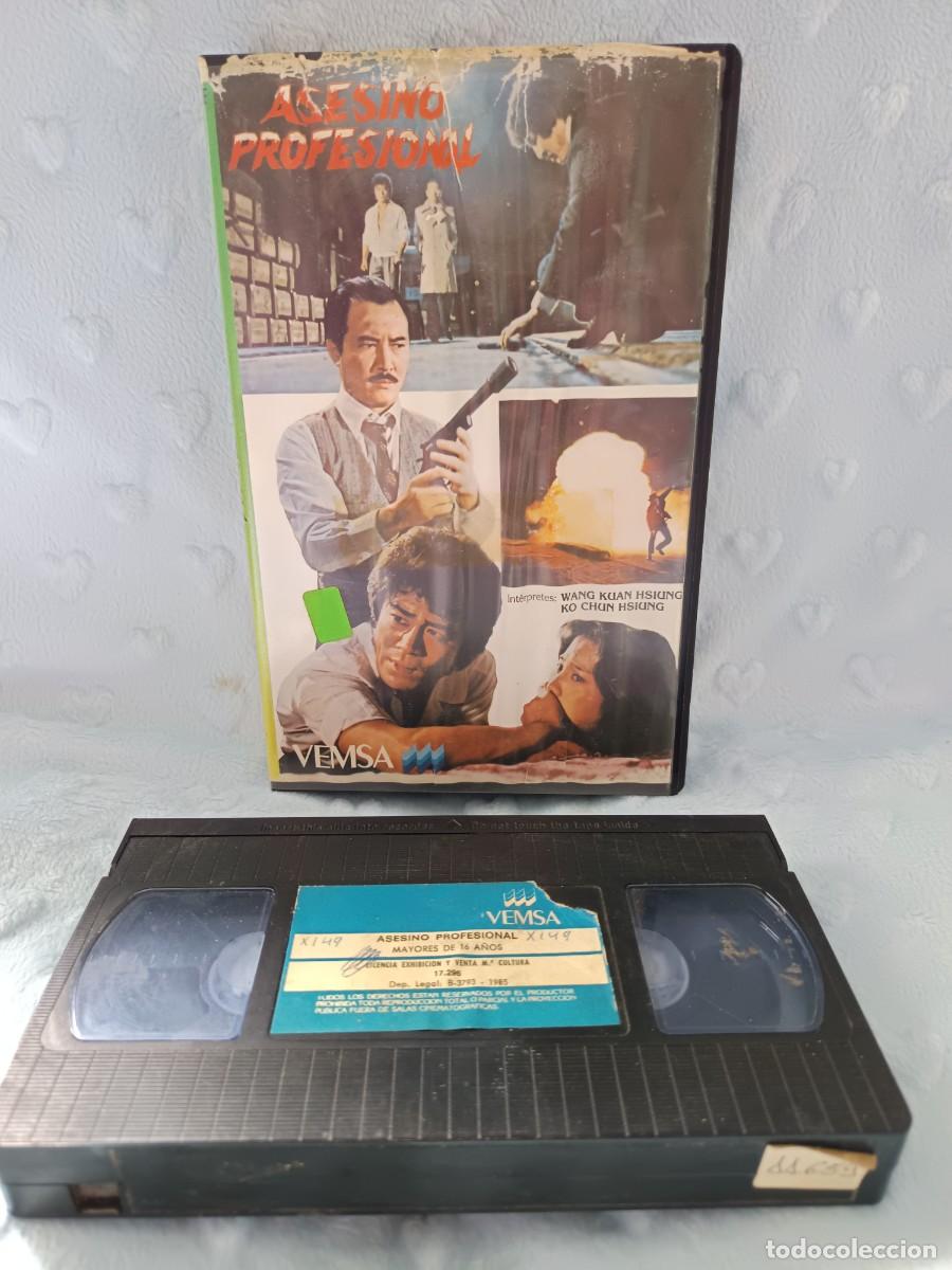 Cine: ASESINO PROFESIONAL &bull; Wang Kuan Hsiung &bull; KUNG FU &bull; VEMSA &bull; VHS
