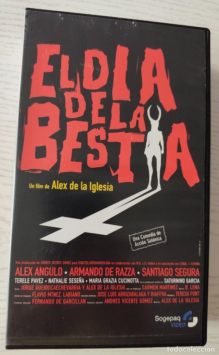 Cine: CINTA VHS: EL D&Iacute;A DE LA BESTIA (DIR: &Aacute;LEX DE LA IGLESIA) &middot; INT: &Aacute;LEX ANGULO / ARMANDO DE RAZZA / ...