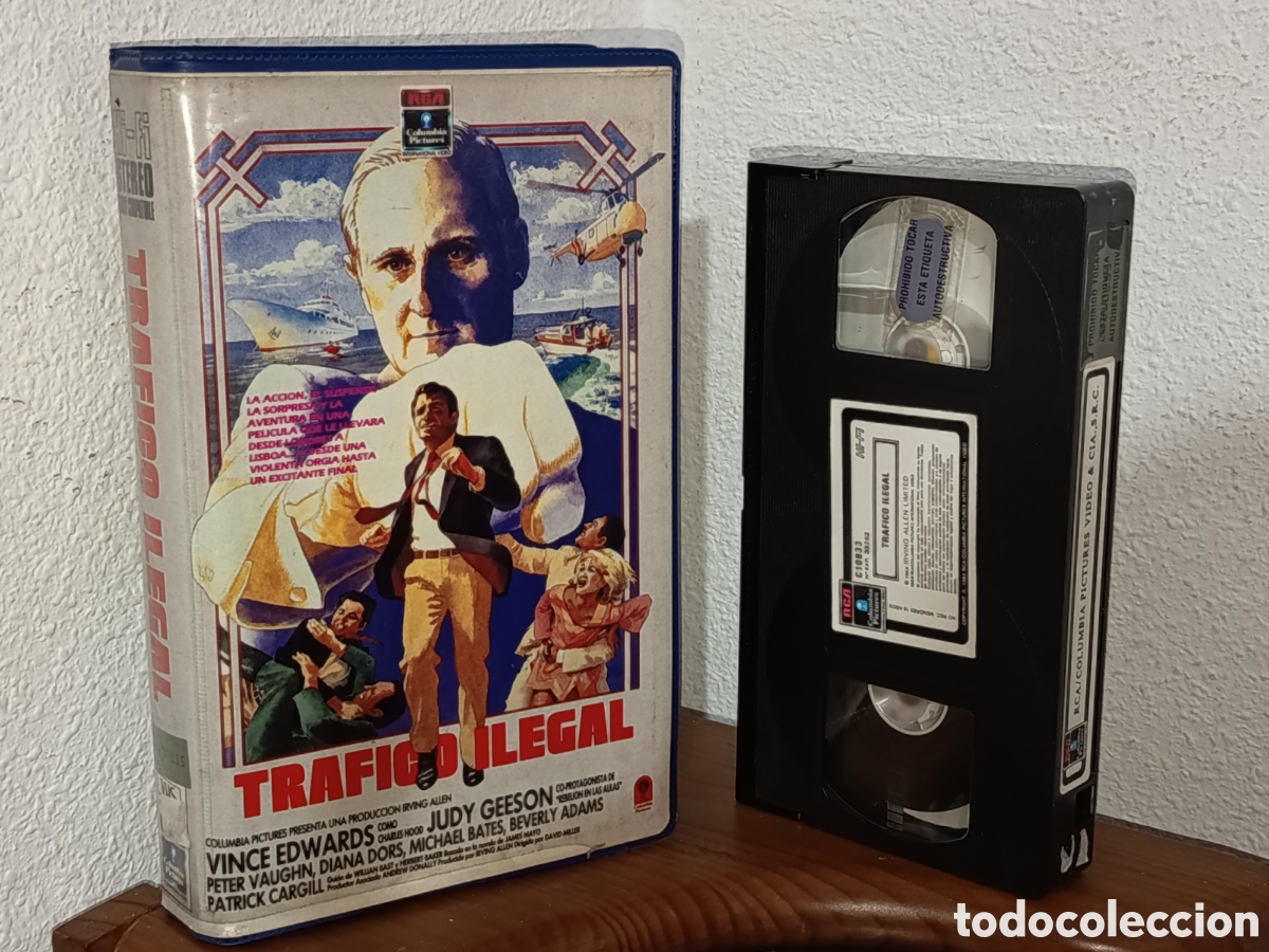 Cine: Tr&aacute;fico ilegal. Pel&iacute;cula VHS