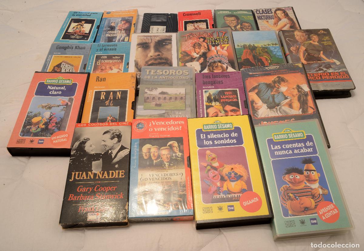Cine: GRAN LOTE DE 21 VEINTIUNA PEL&Iacute;CULAS VARIADAS FORMATO VHS