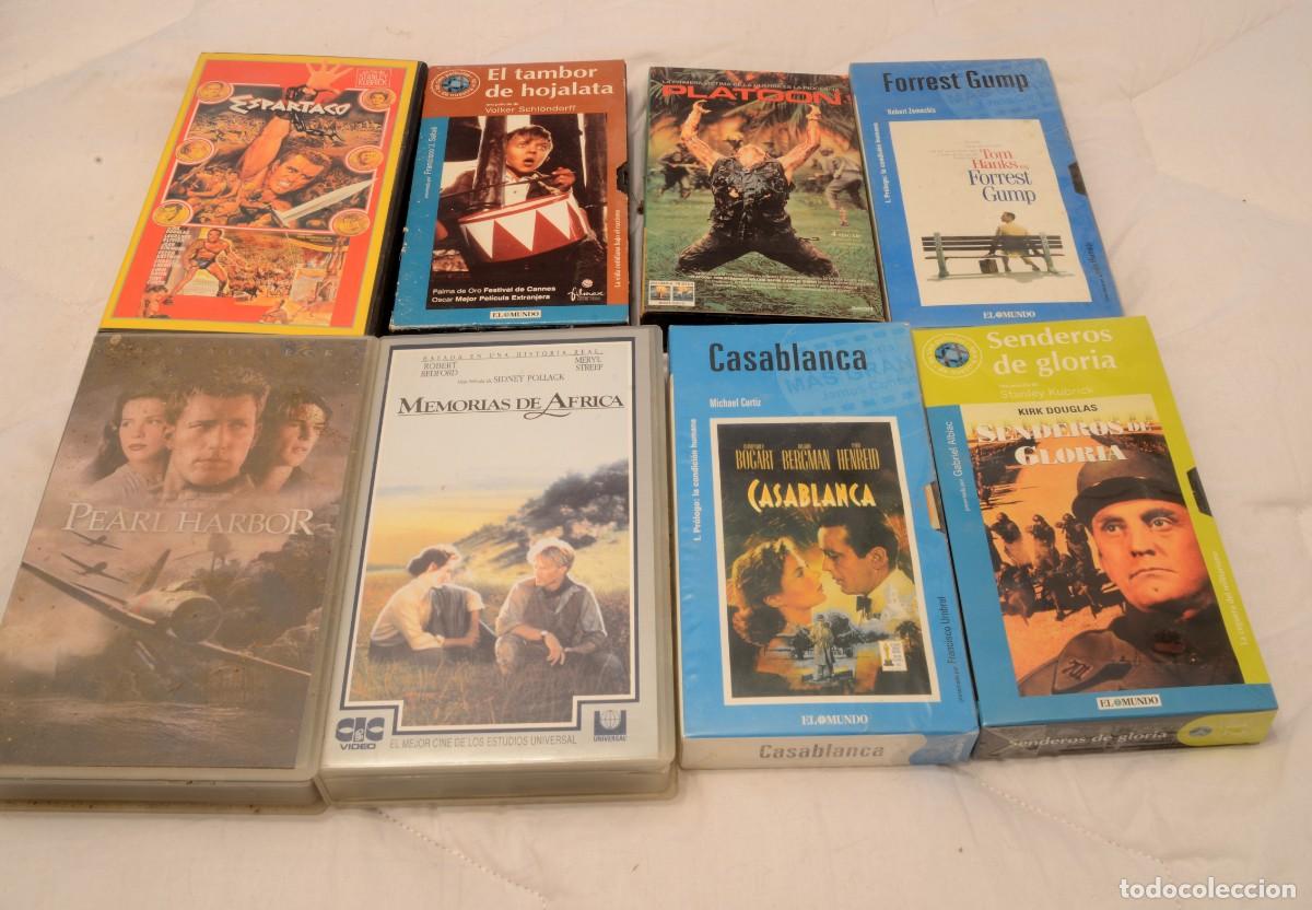 Cine: LOTE DE 8 PEL&Iacute;CULAS TOP HISTORIA DEL CINE FORMATO VHS