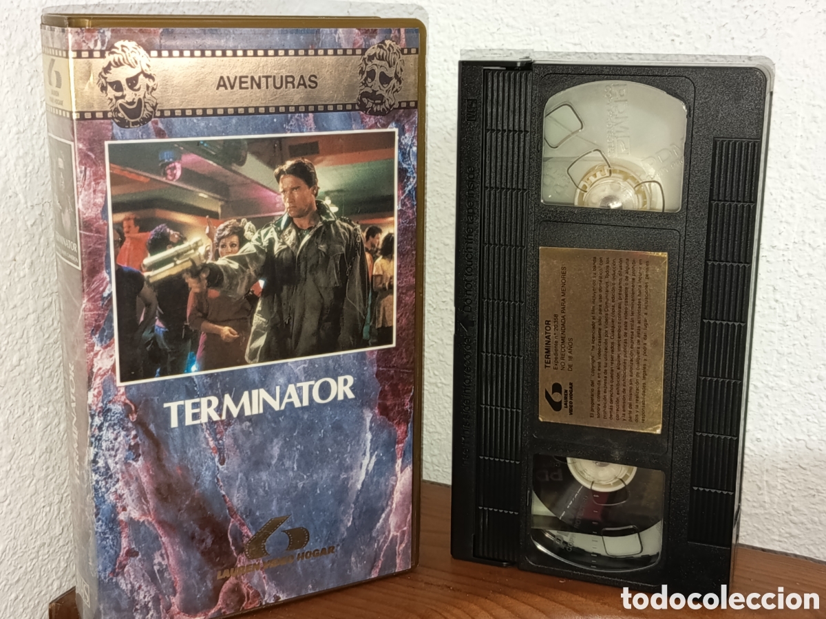 Cine: Terminator. Arnold Schwarzenegger. Pel&iacute;cula VHS