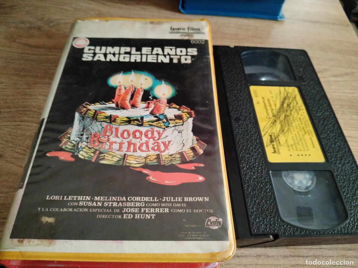 Cine: VHS - CUMPLEA&Ntilde;OS SANGRIENTO - 340