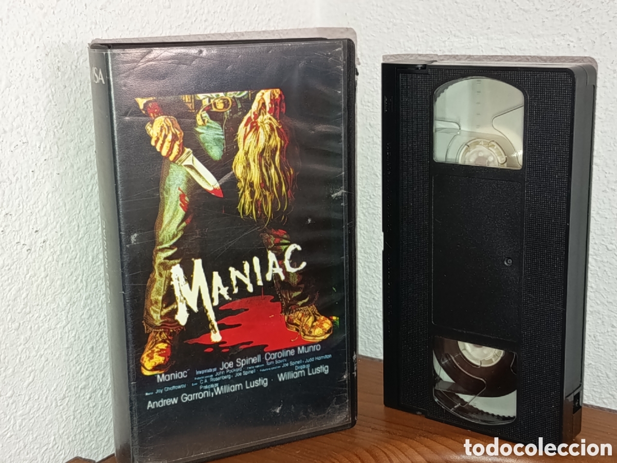Cine: Maniac. William lustig. Pel&iacute;cula VHS