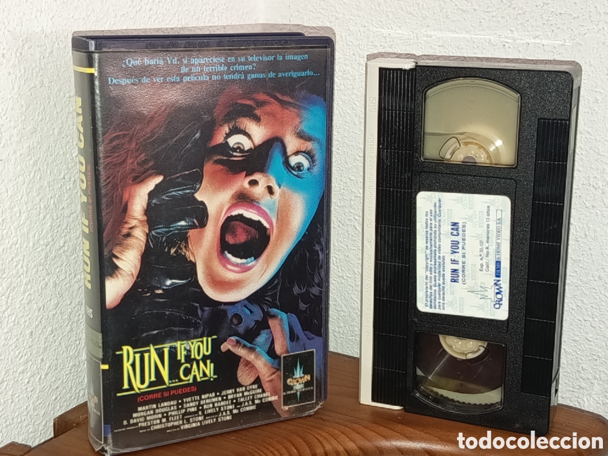 Cine: Run if you can. Corre si puedes. Pel&iacute;cula VHS