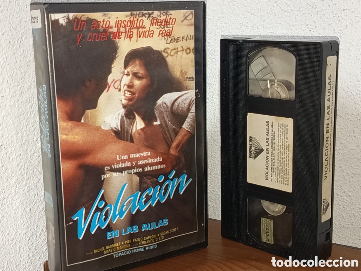 Cine: Violaci&oacute;n en las aulas. Pel&iacute;cula VHS