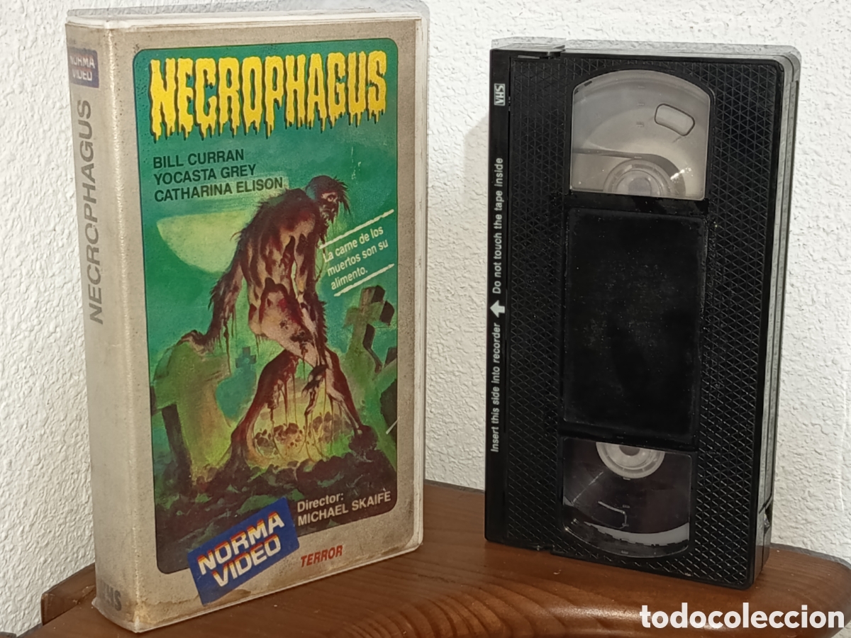 Cine: Necr&oacute;phagus. Pel&iacute;cula VHS
