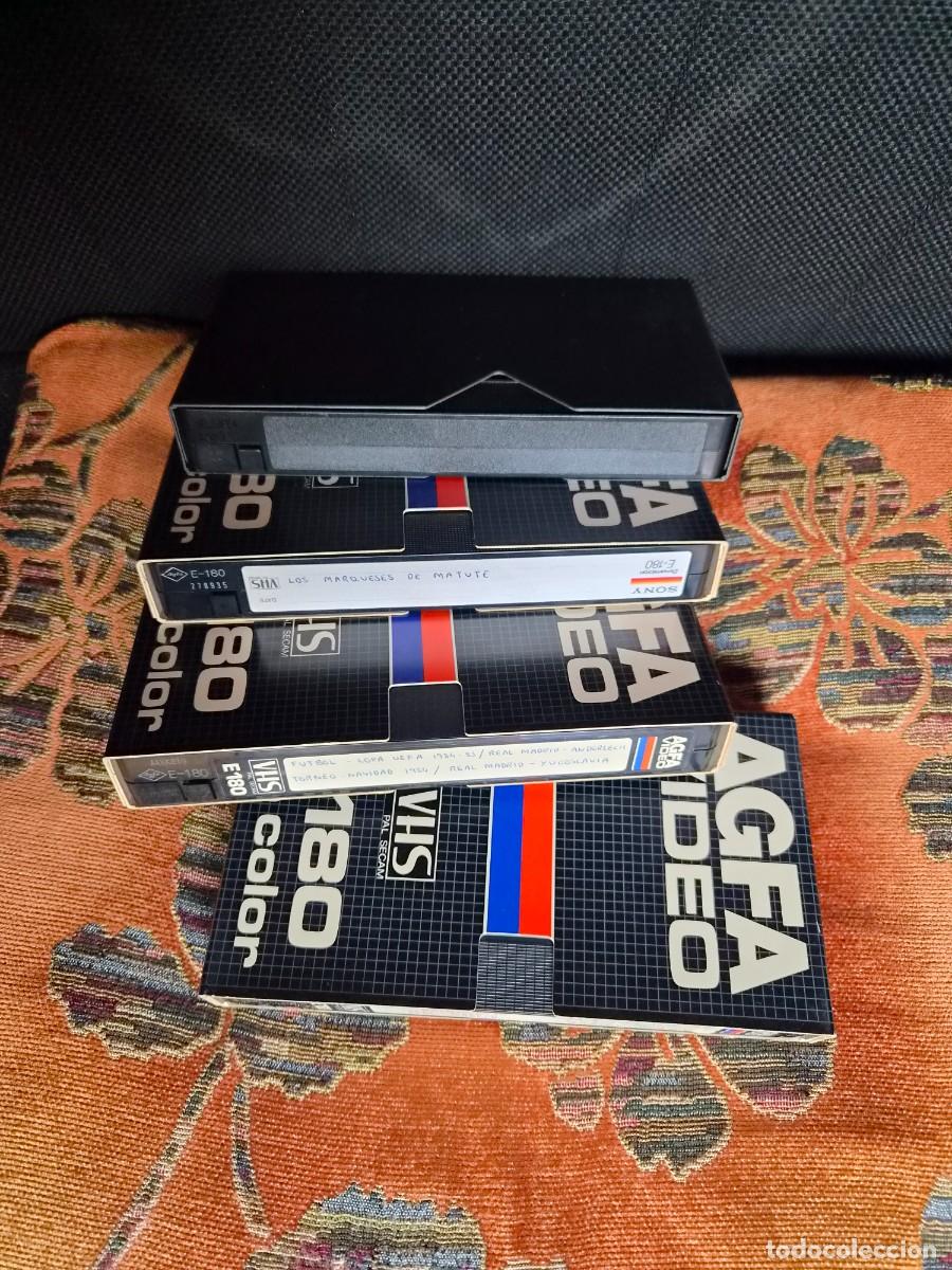 Cine: 4 CINTAS DE VIDEO VHS DE 180 - USADAS