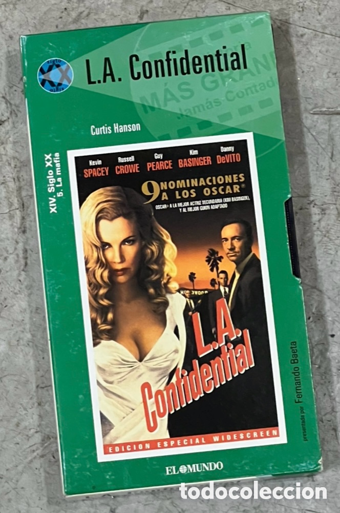 Cine: Pelicula. &ldquo;L. A. Confidencial&rdquo;. Curtis Hanson. 1997. El Mundo, 118.