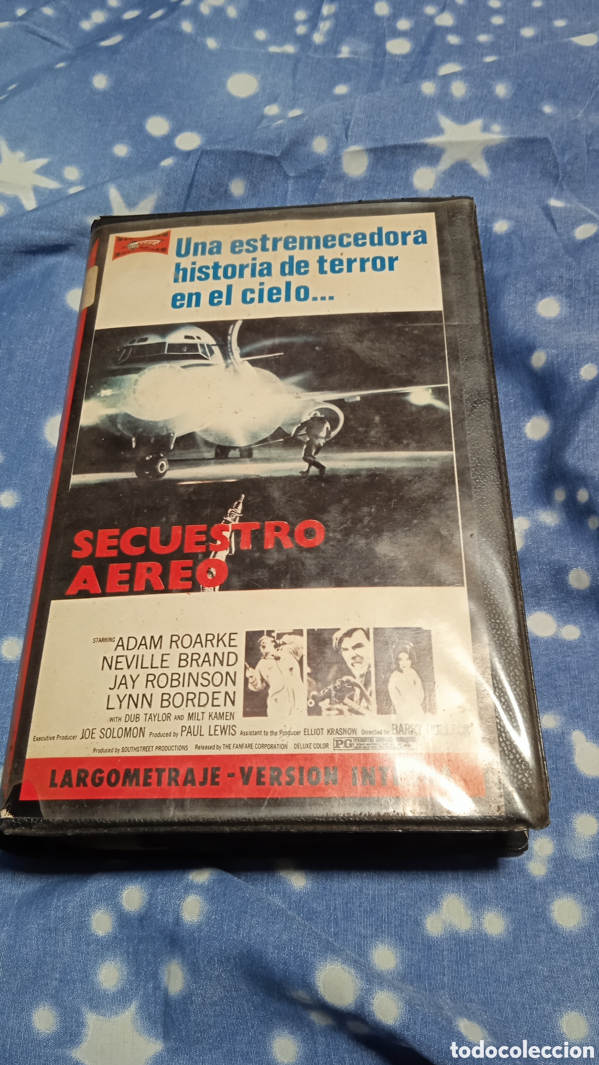 Cine: VHS &ldquo;Secuestro A&eacute;reo&rdquo; This Is a Hijack, aprox. a&ntilde;os 70) 1a Edici&oacute;n de Videoclub versi&oacute;n integra
