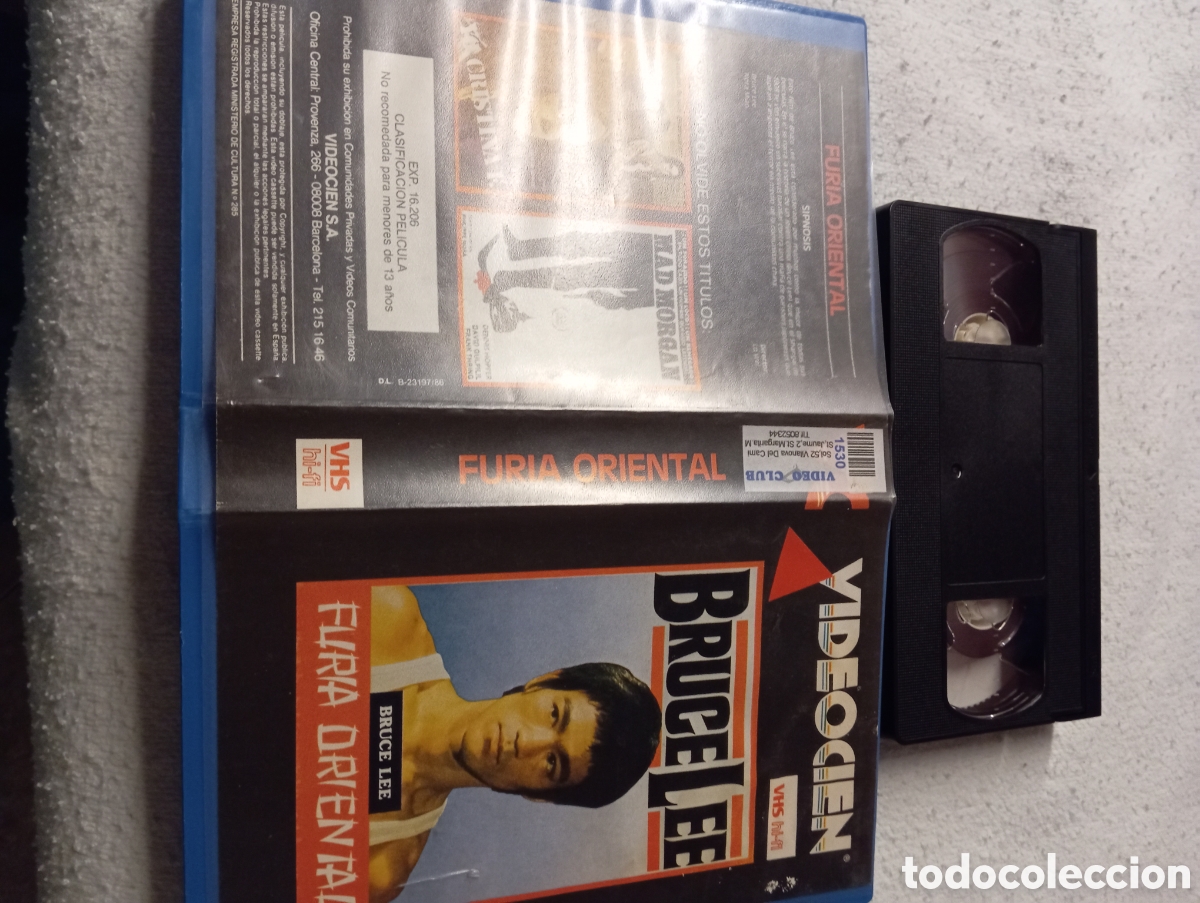 Cine: VHS Furia Oriental Fist of Fury 1972 VIDEOCIEN