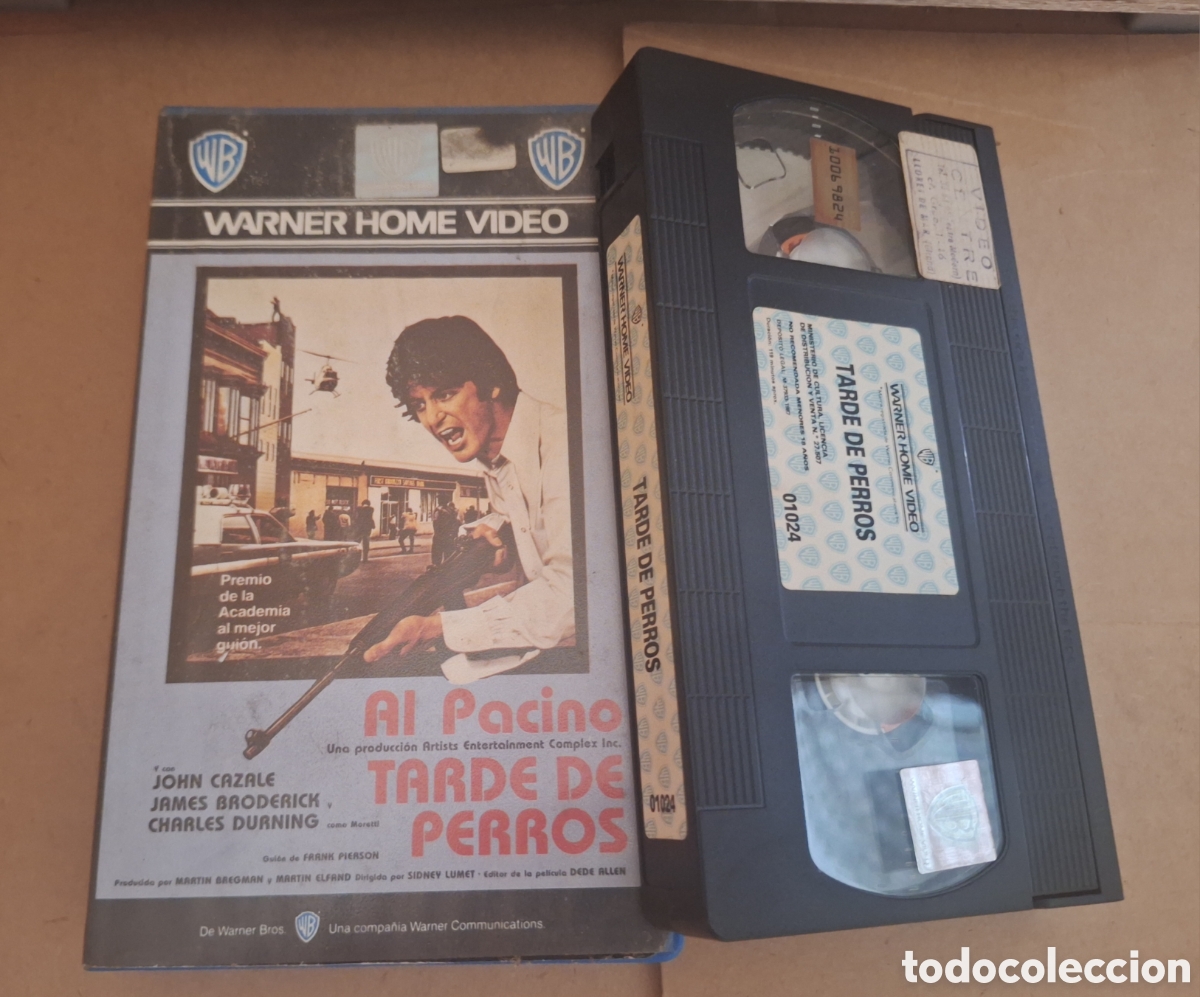 Cine: Tarde de Perros VHS 1a Edici&oacute;n
