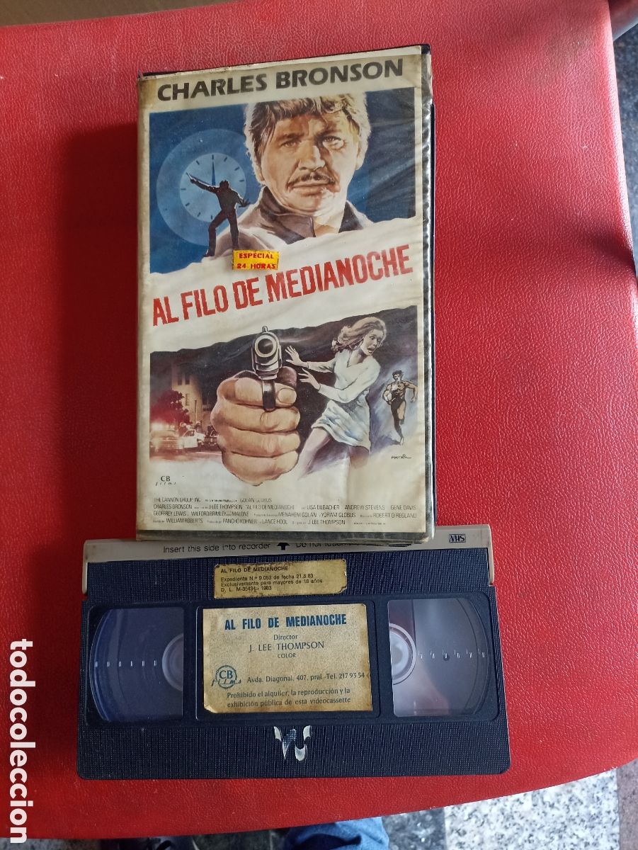 Cine: VHS-AL FILO DE LA MEDIANOCHE. CHARLES BRONSON. CB FILMS