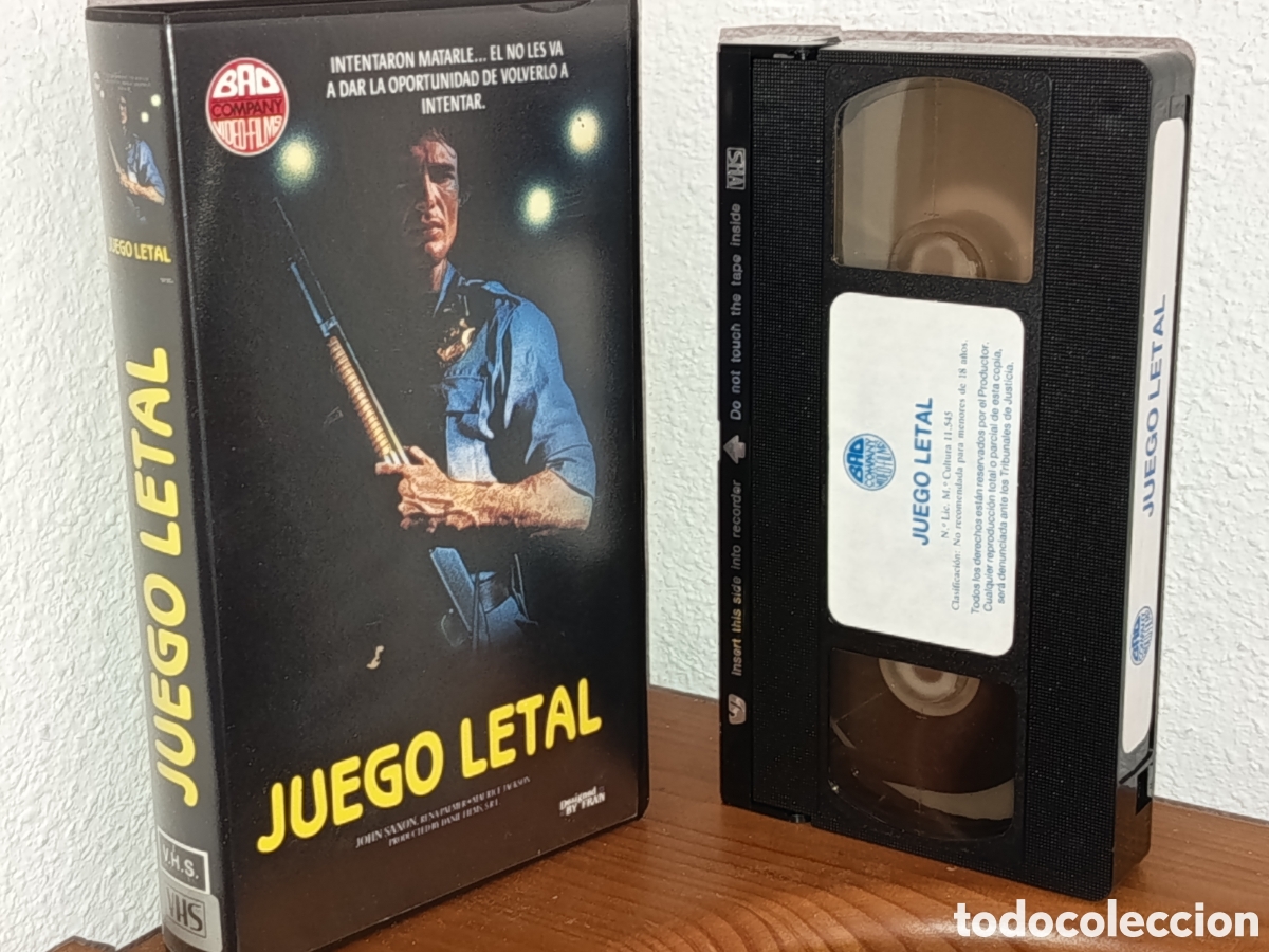 Cine: Juego letal. Pel&iacute;cula VHS