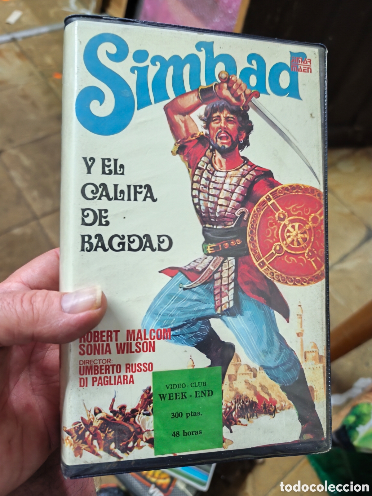 Cine: SIMBAD Y EL CALIFA DE BAGDAD VHS Accion y aventura