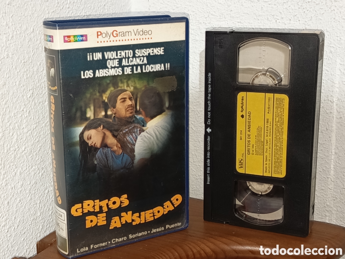 Cine: Gritos de ansiedad. Pel&iacute;cula VHS