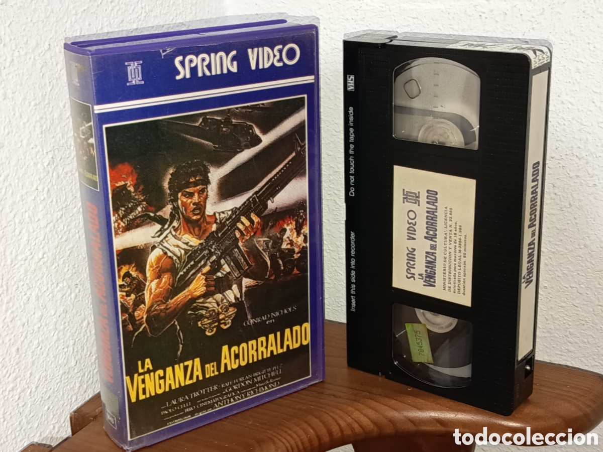 Cine: La venganza del acorralado. Pel&iacute;cula VHS