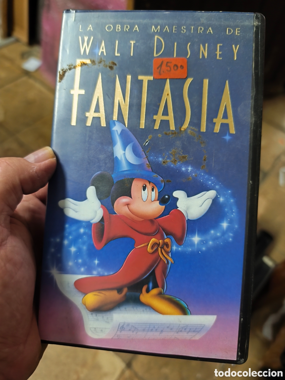 Cine: FANTASIA - LA OBRA MAESTRA DE WALT DISNEY - VHS