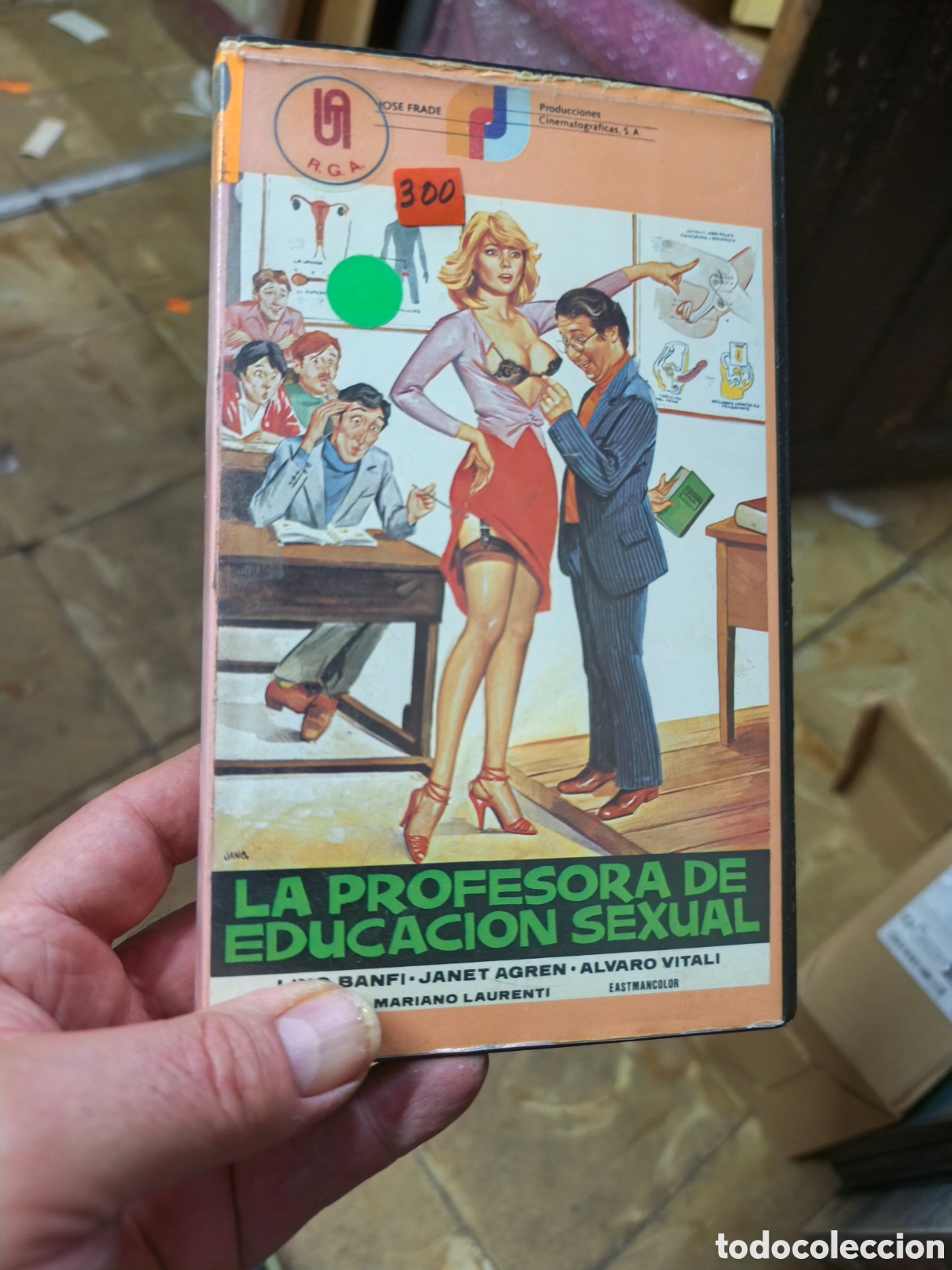 Cine: LA PROFESORA DE EDUCACION SEXUAL - LINO BANFI (JAIMITO) - EROTICOHUMORISTICA VHS