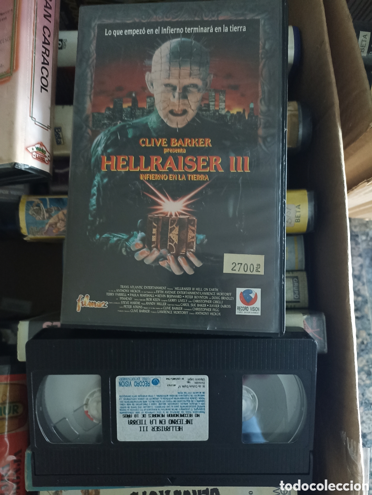 Cine: VHS-HELLRAISER III. RECORD VISION - Foto 1