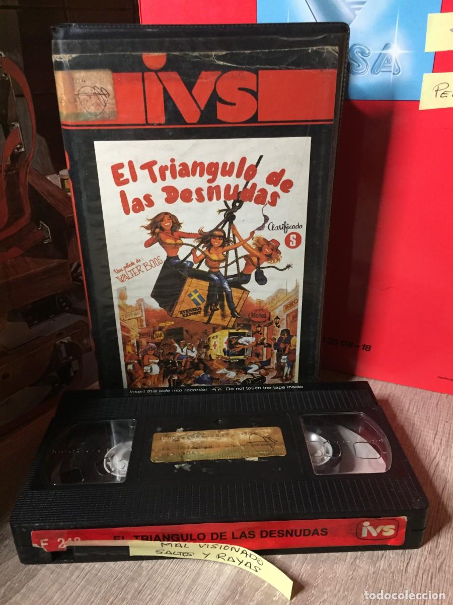 Cine: Vhs El triangulo de las desnudas - Erotica +18a&ntilde;os