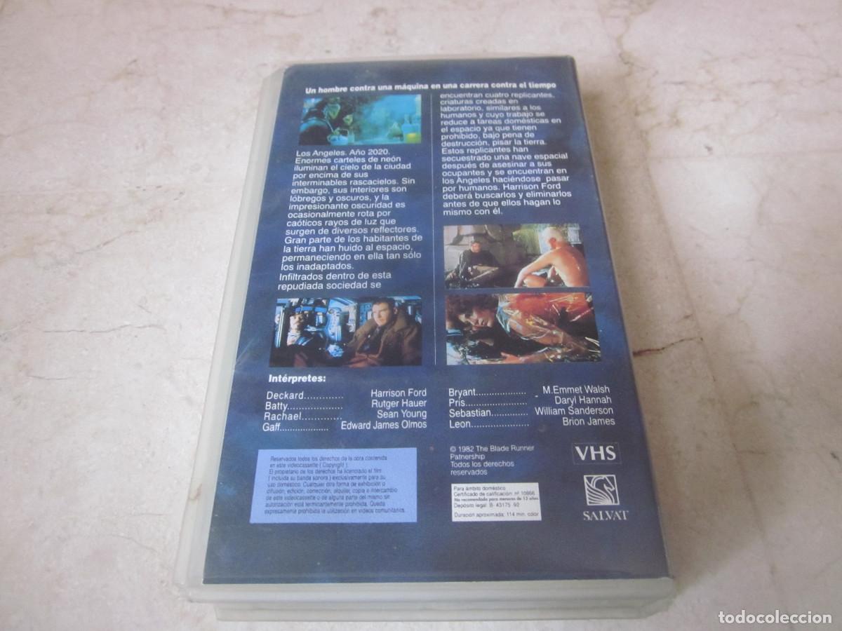 Cine: BLADE RUNNER VHS - SALVAT 1992 - Foto 2