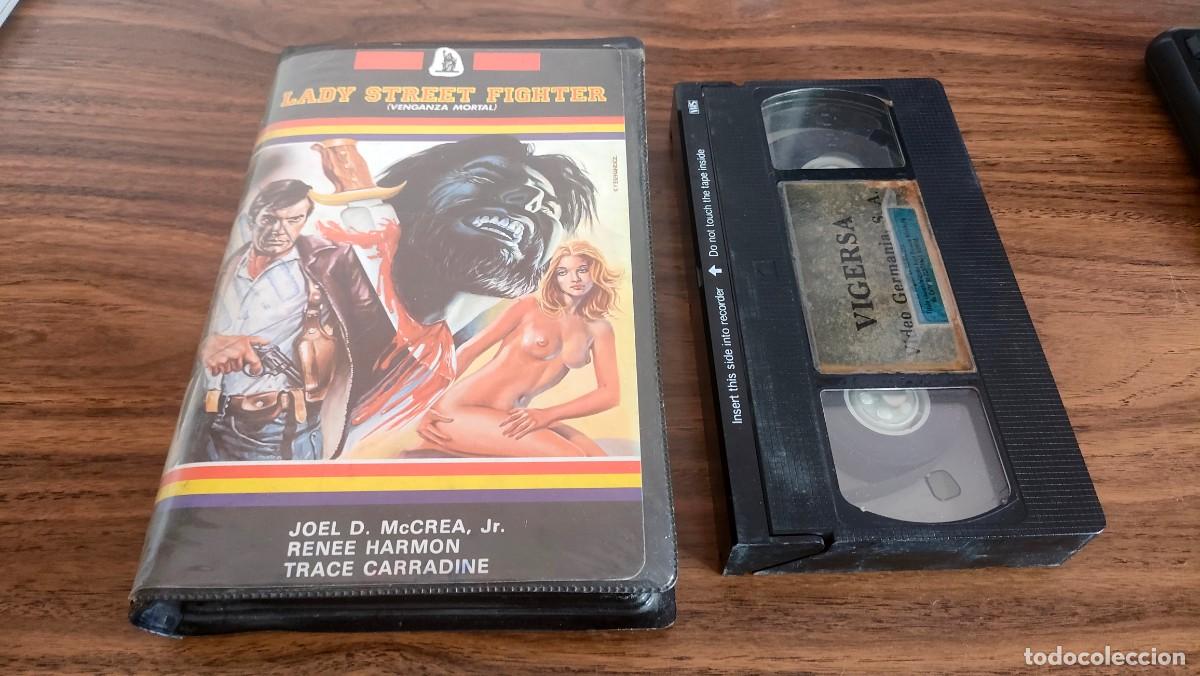 Cine: VHS- LADY STREET FIGHTER, VENGANZA MORTAL, JOEL D. McCREA JR.