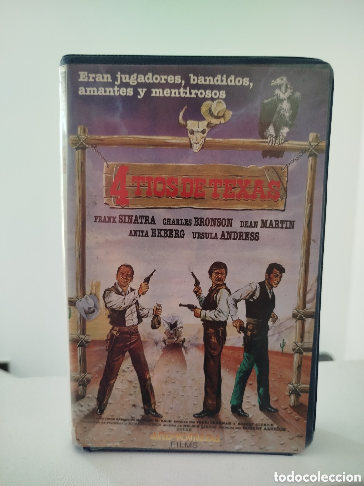 Cine: 4 TIOS DE TEXAS FRANK SINATRA VHS