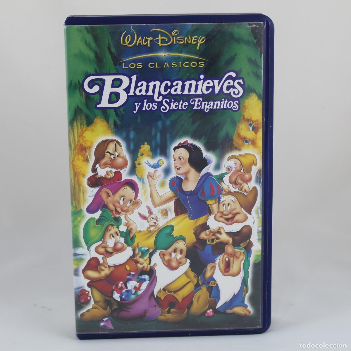 Cine: VHS Blancanieves y los 7 Enanitos Clasicos Disney Animacion PAL Castellano