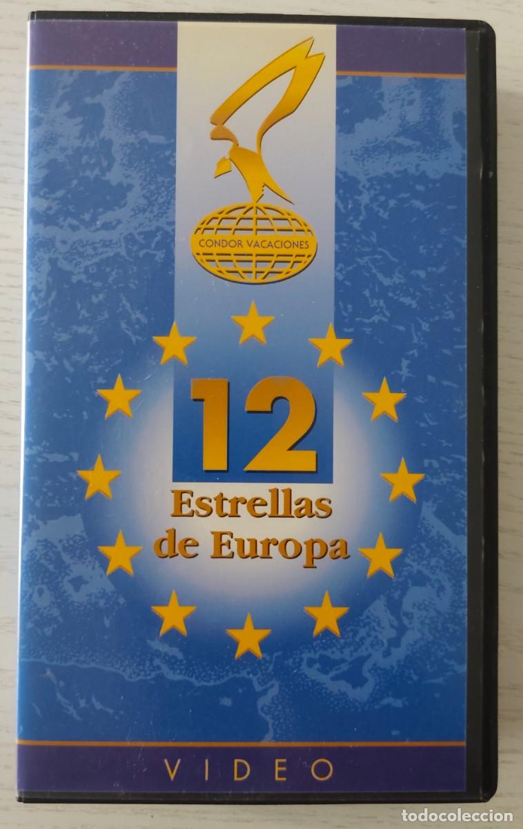 Cine: CINTA VHS: 12 ESTRELLAS DE EUROPA &middot; CONDOR VACACIONES (Grandes circuitos europeos)
