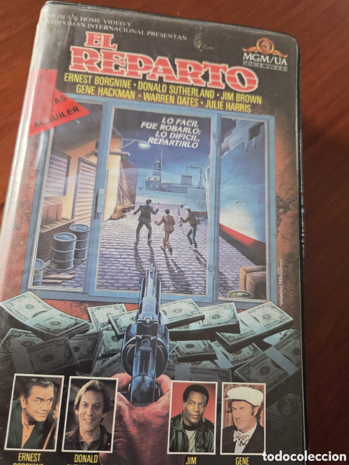 Cine: VHS EL REPARTO Split Anthony Quinn 1968 1a Edici&oacute;n de Videoclub MGM
