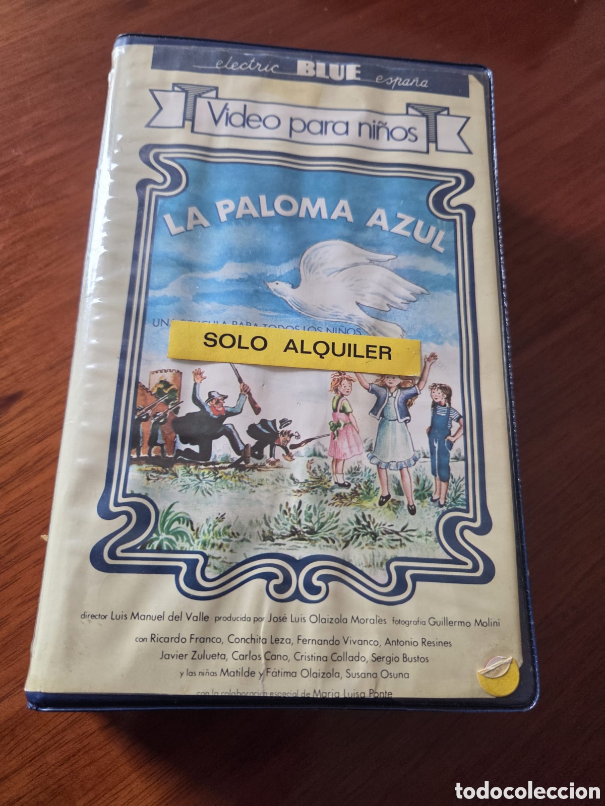 Cine: VHS LA PALOMA AZUL Antonio Resines Javier Zulueta 1980 1a Edici&oacute;n de Videoclub