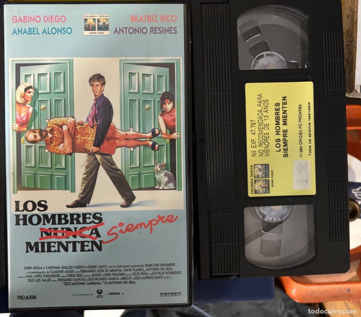 Cine: Los hombres siempre mienten (Pelicula VHS)