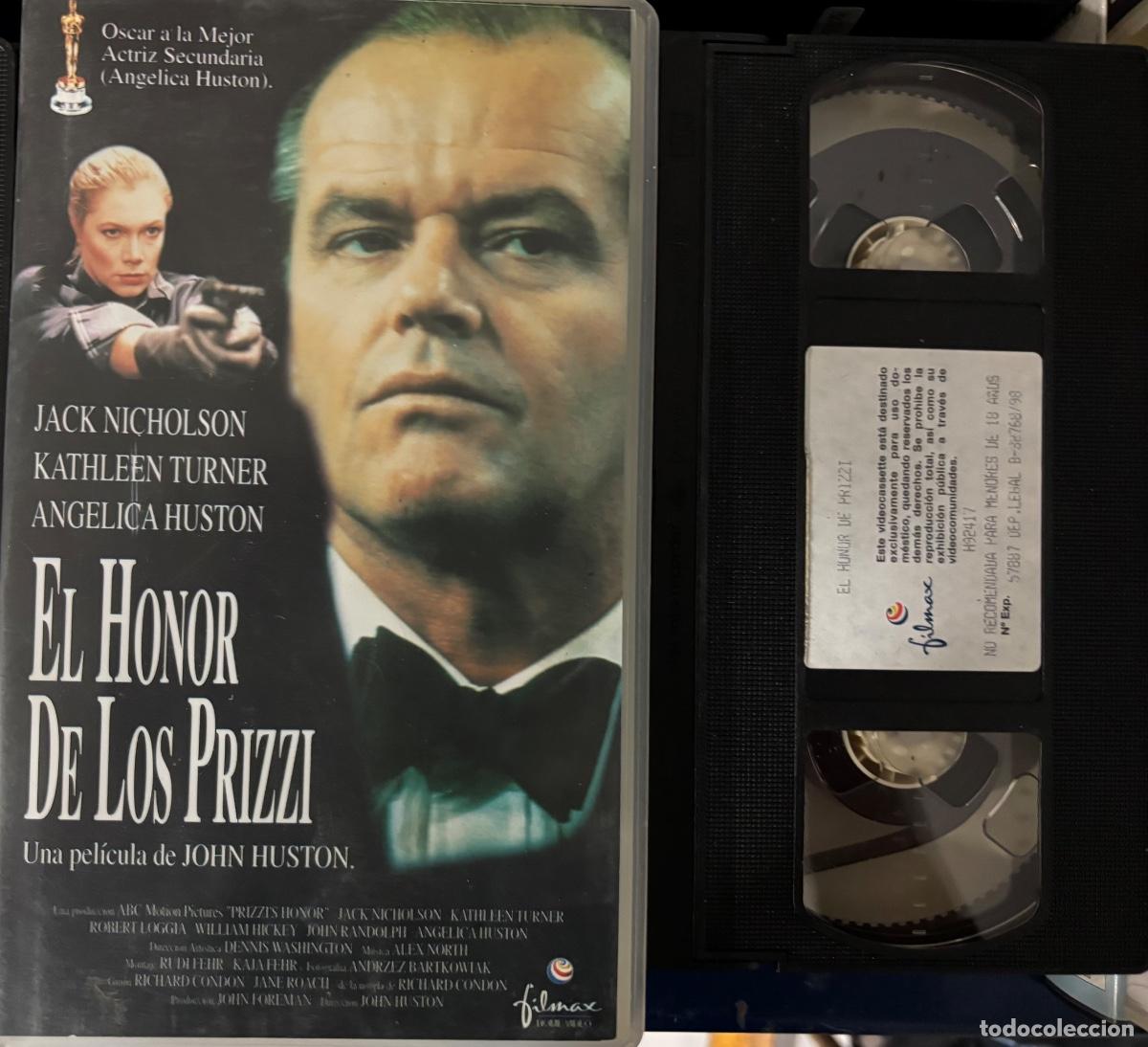 Cine: El honor de los Prizzy (Pelicula VHS)